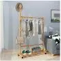 GGYDD Single Rail Bamboo Garment Rack, 8 Side Hook Tree Stand Rolling Coat Hanger for Jacket,Umbrella,Clothes,Hats,Scarf,Handbags-a 60x176cm(24x69inch) GGYDD Single Rail Bamboo Garment Rack, 8 Side Hook Tree Stand Rolling Coat Hanger for Jacket,Umbrella,Clothes,Hats,Scarf,Handbags-a 60x176cm(24x69inch)