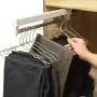 550mm/21.6 Pull-Out Closet Valet Rod Adjustable Wardrobe Clothing Rail Top Mount Wardrobe Hanger Rack Bar Ball Bearing Slide Heavy Duty 550mm/21.6 Pull-Out Closet Valet Rod Adjustable Wardrobe Clothing Rail Top Mount Wardrobe Hanger Rack Bar Ball Bearing Slide Heavy Duty