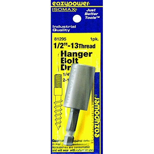 Eazypower 81295 1/2" -13 Thread Hanger Bolt Driver (1 Pack)