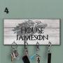 Personalized gray Key Hanger for wall Game of thrones key holder Custom key rack Wolf stark key holder Key organizer Anniversary Gift Fan the game of thrones Wedding surprise House stark key holder