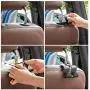 Headrest Hooks for Car, Car Seat Hooks, Purse Hooks for Car Handbag Clothes Coats Grocery Bags（4 Pack)