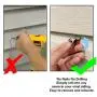 No-Hole Needed Vinyl Siding Clips Hooks Hanger for Hang Solar Powered Lights on Vinyl Siding with No Nails No Drilling, Easy Removal (10 Pack) No-Hole Needed Vinyl Siding Clips Hooks Hanger for Hang Solar Powered Lights on Vinyl Siding with No Nails No Drilling, Easy Removal (10 Pack)