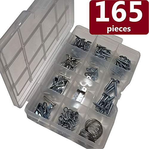 Blue Donuts BDKL1102S Picture Hanging Kit for Picture Frames ? Picture Hangers, 165 Pieces Blue Donuts BDKL1102S Picture Hanging Kit for Picture Frames ? Picture Hangers, 165 Pieces