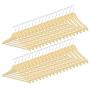 Whitmor Natural Grade Wood Suit Hangers, Set of 36