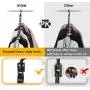 IPOW 6 Pack Magic Hanger Heavy Duty Plastic Closet Space Saving Hanger Wardrobe Clothing Cascading Hanger Organizer for Easy, Wrinkle-free Shirts, Pants, and Coats IPOW 6 Pack Magic Hanger Heavy Duty Plastic Closet Space Saving Hanger Wardrobe Clothing Cascading Hanger Organizer for Easy, Wrinkle-free Shirts, Pants, and Coats