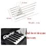 LISASTOR 5 in 1 Stainless Steel Multi-Purpose Pants Hangers Jeans Clothes Organizer Folding Storage Rack Space Saver Storage Rack for Hanging