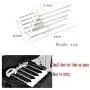 LISASTOR 5 in 1 Stainless Steel Multi-Purpose Pants Hangers Jeans Clothes Organizer Folding Storage Rack Space Saver Storage Rack for Hanging