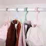 1pcs 360 Degrees Rotated 4 Hooks Plastic Clothes Ties Bag Holder Shelf Hanger Hanging Rack Storage Organizer Scarf Hanger Hook 1pcs 360 Degrees Rotated 4 Hooks Plastic Clothes Ties Bag Holder Shelf Hanger Hanging Rack Storage Organizer Scarf Hanger Hook