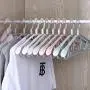 Yuqianjin 10 Wide Shoulder Suit Hangers - Space Saving Clothes Hangers, for Coats, Jackets, Pants, Shirts, Skirts (Color : 05)