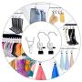 TWEI 2 Pack Cap Organizer Hanger, 20 Baseball Cap Holder, 5 Strong Clips, Stainless Steel Cap Racks for Closet, Change Your Cloth Hanger to Cap Organizer Hanger, Keep Your Hats and Cloth Cleaner TWEI 2 Pack Cap Organizer Hanger, 20 Baseball Cap Holder, 5 Strong Clips, Stainless Steel Cap Racks for Closet, Change Your Cloth Hanger to Cap Organizer Hanger, Keep Your Hats and Cloth Cleaner