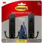 Command Large Wall Hooks, 2 Pack, Matte Black, Organize Damage-Free Command Large Wall Hooks, 2 Pack, Matte Black, Organize Damage-Free