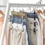 HOUSE DAY Skirt Hangers 4 Tier Skirt Hangers with Clips,6 Pack Space Saving Pants Hangers,Multi Slack Skirt Hanger Metal Trouser Clip Hangers for Slack,Trouser,Jeans,Towels HOUSE DAY Skirt Hangers 4 Tier Skirt Hangers with Clips,6 Pack Space Saving Pants Hangers,Multi Slack Skirt Hanger Metal Trouser Clip Hangers for Slack,Trouser,Jeans,Towels
