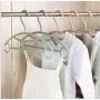 10PC Random Color Nordic Color Plastic Kids Clothes Hanger Home Non-Slip Seamless Dry Wet Children Baby Clothe Hangers