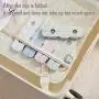OneBuyOne Folding Hangers, Plastic Foldable Clothes Hangers 10 Pack Mini Non-Slip Kids Hangers Baby Hangers