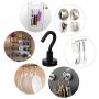 EVISWIY Strong Magnetic Hooks Refrigerator for Hanging Keys Grill Tools Heavy Duty Small Neodymium Magnets Hooks Hangers for Cruise Cabins Fridge Classroom Kitchen Office Garage 12 Pack EVISWIY Strong Magnetic Hooks Refrigerator for Hanging Keys Grill Tools Heavy Duty Small Neodymium Magnets Hooks Hangers for Cruise Cabins Fridge Classroom Kitchen Office Garage 12 Pack