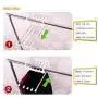 LISASTOR 5 in 1 Stainless Steel Multi-Purpose Pants Hangers Jeans Clothes Organizer Folding Storage Rack Space Saver Storage Rack for Hanging