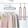 10pcs Random Color Multi-Function 9-Hole Sliding Clothes Hanger Sorting Drying Rack Hook Organizer 3D Space Saving Hanger Magic Hanger with Hook 10pcs Random Color Multi-Function 9-Hole Sliding Clothes Hanger Sorting Drying Rack Hook Organizer 3D Space Saving Hanger Magic Hanger with Hook