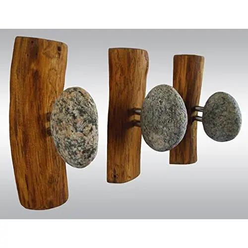 Coat rack, coat wall hooks, coat rack stand, towel rack, coat hanger, entryway hooks, wall coat rack, robe hooks, coat rack with stone hooks
