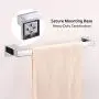 Bath Towel Bar 23.74", Suyar SUS304 Stainless Steel Bathroom Single Towel Holder, Shower Coat Pants Clothes Hanger, Hand Towel Rack for Wall, Polished Chrome Bath Towel Bar 23.74", Suyar SUS304 Stainless Steel Bathroom Single Towel Holder, Shower Coat Pants Clothes Hanger, Hand Towel Rack for Wall, Polished Chrome