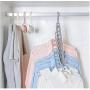 10pcs Random Color Multi-Port Support Circle Clothes Hanger Clothes Drying Racks Multifunction Plastic Scarf Clothes Hanger Hangers Storage Rack