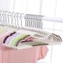 zyca - 40 Pack -Non Slip Attachable U Slide Notches Hanger - Pink