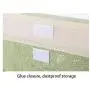 HUTTLY Non-Woven Storage Box，Clothes Storage Boxes Fabric Folding Household Storage Boxes Finishing Boxes Clothing Storage Boxes Non-Woven Cover (Green)