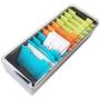 Business Card Holder Boxes Business Card File Card Storage Boxes Organizer, Large Capacity for 500 Cards, Index Card Storage Box, 11 Divider