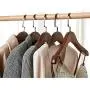 Iddefee Clothes Hanger Hangers for Adult Wooden Collection Everyday Standard Use Clothing Hangers Suit Clothes Hangers 10 Pack for Home Pants Hangers (Color : A, Size : 39x23cm) Iddefee Clothes Hanger Hangers for Adult Wooden Collection Everyday Standard Use Clothing Hangers Suit Clothes Hangers 10 Pack for Home Pants Hangers (Color : A, Size : 39x23cm)