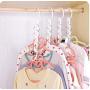 10Pcs 3D Space Saving Hanger Magic Clothes Hanger with Hook Closet Organizer Home Tools