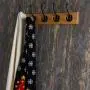 Dseap Wall Mounted Coat Rack: 16” Hole to Hole, Coat Hook Hanger with 5 Metal Hooks for Hanging Coats Towels Hats Clothes, Natural & Black Dseap Wall Mounted Coat Rack: 16” Hole to Hole, Coat Hook Hanger with 5 Metal Hooks for Hanging Coats Towels Hats Clothes, Natural & Black