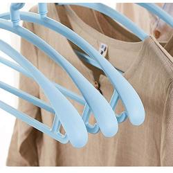 LIUFENGLONG Clothes Hangers Set, 20 Pieces Hangers Plastic Sturdy and Space Saving for Suit Clothes Everyday Standard Use Clothing Pants Skirt Hangers for Home Closet Clothing Organiser