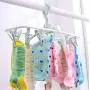 Folding Travel Clip & Drip Hanger, Portable Plastic Clothes Underwear Socks Laundry Drying Hanger Rack With 12 Clips For Home Or Outdoor (Light Green) Folding Travel Clip & Drip Hanger, Portable Plastic Clothes Underwear Socks Laundry Drying Hanger Rack With 12 Clips For Home Or Outdoor (Light Green)
