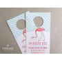 Flamingo Shhh Do Not Disturb Wedding Door Hangers (set of 10)