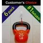SillyCute Super Heavy Duty Suction Cup Hook, Suction Lasts Years, Strong Hanger for Bathroom, Kitchen Accessories, Wreath, Bird Feeder, Christmas Lights and More, Clear, 3 1/4&quot, 6-Pack