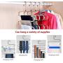 Hanger Towel Towel Rack Pants Hangers, Multilayer S-shaped Clothes Pants Hangers S-type Stainless Steel Trousers Towel Rack Bathroom Kitchen Organizer Pants Organizer For Clothes Towel Scarf Trousers