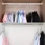Meetu Closet Organizer 9.5 Inch Cloth Hanger Magic Space Saving Hangers for Closet Wardrobe Closet Organization Closet System (Pack of 8) Meetu Closet Organizer 9.5 Inch Cloth Hanger Magic Space Saving Hangers for Closet Wardrobe Closet Organization Closet System (Pack of 8)