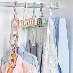 banlany Rotatable Clothes Hanger Space Saver Rack Home Clothing Closet Storage Hook Suit Hangers