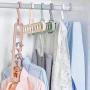 banlany Rotatable Clothes Hanger Space Saver Rack Home Clothing Closet Storage Hook Suit Hangers