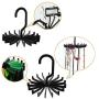 HUSTON LOWELL Space Saving Hangers Wonder Metal Clothes Hangers Stainless Steel 6X2 Slots Magic Hanger Cascading Hanger Updated Hook Design Closet Organizer Hanger+Rotating Ties Scarf Hanger