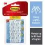 Command 4-packages of Mini Light Clips, Indoor Use, Clear, 160 clips total (17026CLR-40ES)