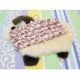 Crystal Lin Cotton Padded Hanger Clothes, Patterned, Soft, 5pc (Patterned17)