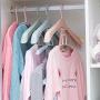 HJYPYJ Magic Hanger,Multi-Layer Storage Folding Hanger,Broad Shoulders No Trace PP Space-Saving Organizer Hanger Non-Slip/Pink / 1 pcs