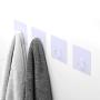 Adhesive Hooks Kitchen Hooks - 10 Pack Heavy Duty 13.2 lb. (Maximum) Non-Nail Sticky Hanger Reusable Utility Towel Bathtub Ceiling Hooks (Transparent) (Transparent)