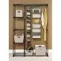 Leoneva Supreme 3-Tiers Garment Rack Clothes Hanging Rack with Hanger Bar Wheels (5 Tier-2 Hanging Rods, Black)