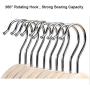 QHQH Pack of 10 Wooden Coat Clothes Hangers, Suit Hangers with Shoulder Notches Unpainted Solid Wooden Hangers Non-Slip Space Saving for Suits Coats Jackets Pants Dresses (44.5cm23cm) QHQH Pack of 10 Wooden Coat Clothes Hangers, Suit Hangers with Shoulder Notches Unpainted Solid Wooden Hangers Non-Slip Space Saving for Suits Coats Jackets Pants Dresses (44.5cm23cm)