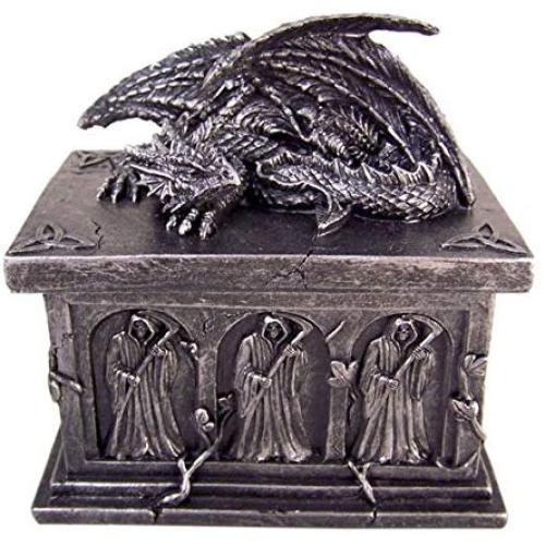 Home Originality Crypt Keeper Dragon Trinket Boxes with Hidden Storage Compartment