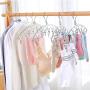 HJYPYJ Magic Hanger,Stainless Steel Multi-Functional Hanger Clip,Windproof Non-Slip Space Saving Organizer Hanger Strong Bearing Capacity / 3 pcs/with Clips 6