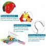 NUOLUX Wooden Hanger for Kids 10Pcs Coat Hangers Random Pattern