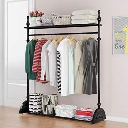 WYQSZ Floor Coat Rack, Bedroom Hanger, European Clothes Rack, Iron Rack Simple Hanger (Size : C)
