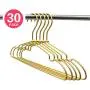 KOOBAY Koobay30ps 12" Matt Gold Aluminium Coat Hanger Children Top Girls Hanger/Boys Hanger Clothes Hangers for Closet Organization W Notches Satin Matt KOOBAY Koobay30ps 12" Matt Gold Aluminium Coat Hanger Children Top Girls Hanger/Boys Hanger Clothes Hangers for Closet Organization W Notches Satin Matt